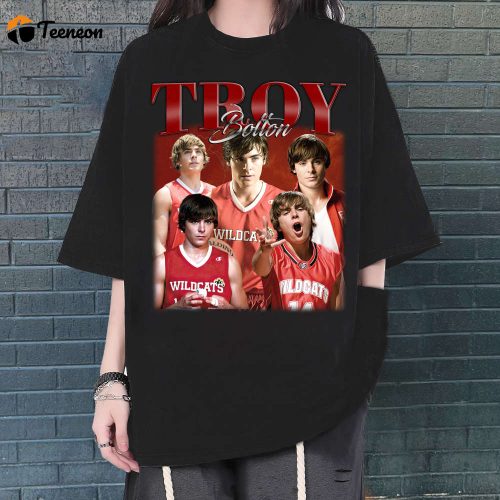 Troy Bolton Shirt, Troy Bolton Shirt, Troy Bolton Tees, Comfort Color Shirt, Trendy Shirt, Retro Shirt, Style T-Shirt