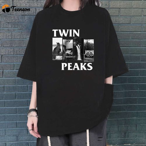 Twin Peak T-Shirt, Twin Peak Shirt, Twin Peak Tees, Hip hop Graphic, Unisex Shirt, Bootleg Retro 90’s Fans Gift, Trendy Shirt, Gifts Men