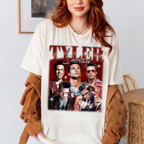 Tyler Durden T-Shirt, Tyler Durden Shirt, Tyler Durden Tees, Hip hop Graphic, Unisex Tees, Bootleg Retro 90’s Fans, Trendy Tee