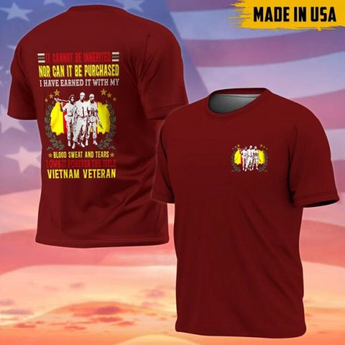 Vietnam Veteran American Flag USA Patriotic T-Shirt, Patriotic shirt, veteran shirt , gift for husband , gift for dad , proud shirt