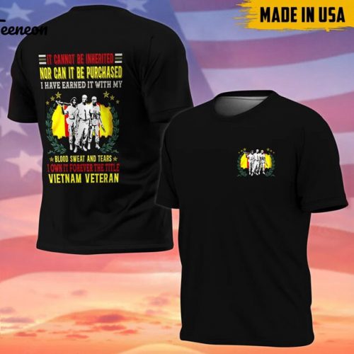 Vietnam Veteran American Flag USA Patriotic T-Shirt, Patriotic shirt, veteran shirt , gift for husband , gift for dad , proud shirt