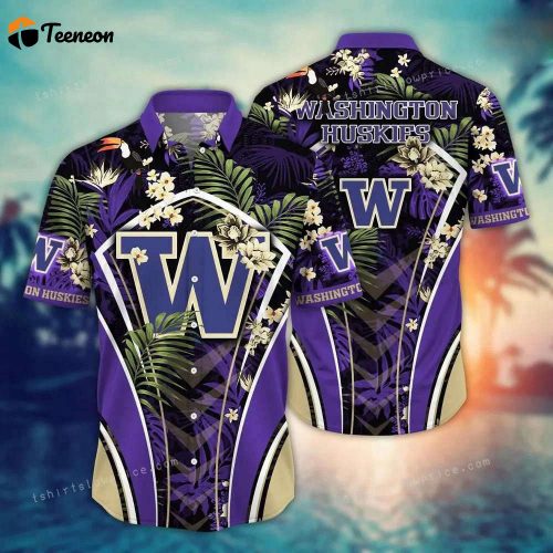 Washington Huskies  Hawaii Shirt, Best Gift For Men And Women