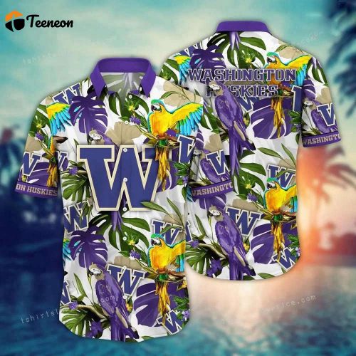 Washington Huskies  Hawaii Shirt, Best Gift For Men And Women