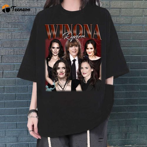 Winona Ryder Shirt, Winona Ryder Shirt, Winona Ryder Tees, Comfort Color Shirt, Trendy Shirt, Retro Shirt, Style T-Shirt