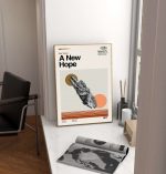 A New Hope Movie – Star Wars Poster for Home Decor Gift – Retro Movie Poster for Home Decor Gift – Minimalist Art – Vintage Poster for Home Decor Gift – Modern Art – Wall Decor – Home Decor
