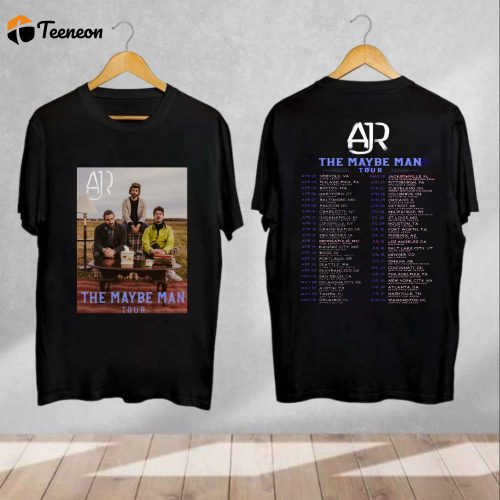 AJR 2024 Tour Maybe Man Shirt: Fan Gifts Tour Merch & Band Apparel