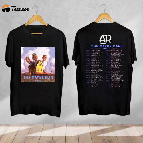 Official AJR Band Shirt: The Maybe Man Tour 2024 Fan Gift Merch