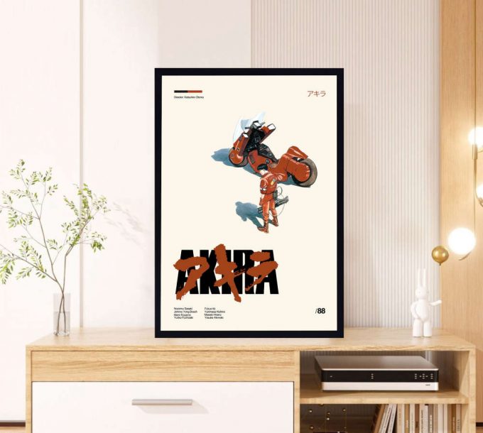 Akira Movie – Akira  Poster for Home Decor Gift – Retro Movie Poster for Home Decor Gift – Minimalist Art – Vintage Poster for Home Decor Gift – Modern Art – Wall Decor – Home Decor