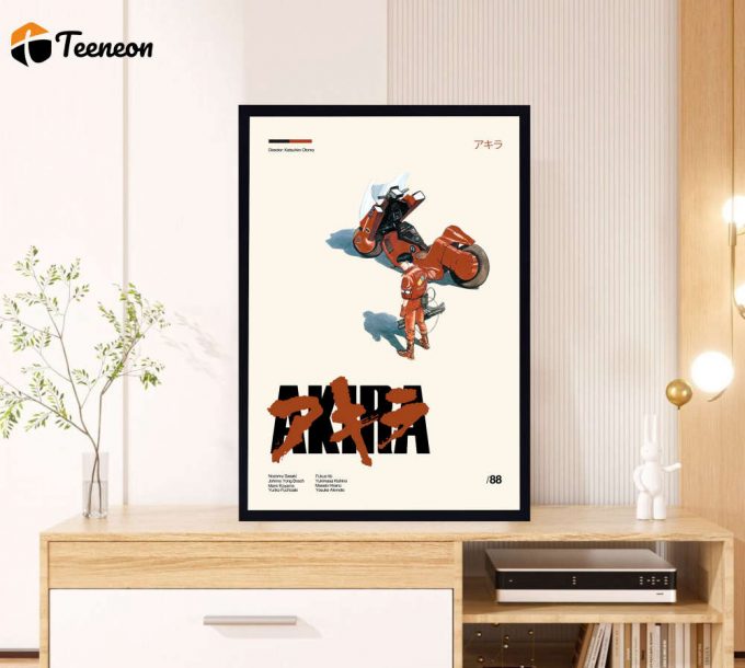 Akira Movie – Akira  Poster for Home Decor Gift – Retro Movie Poster for Home Decor Gift – Minimalist Art – Vintage Poster for Home Decor Gift – Modern Art – Wall Decor – Home Decor