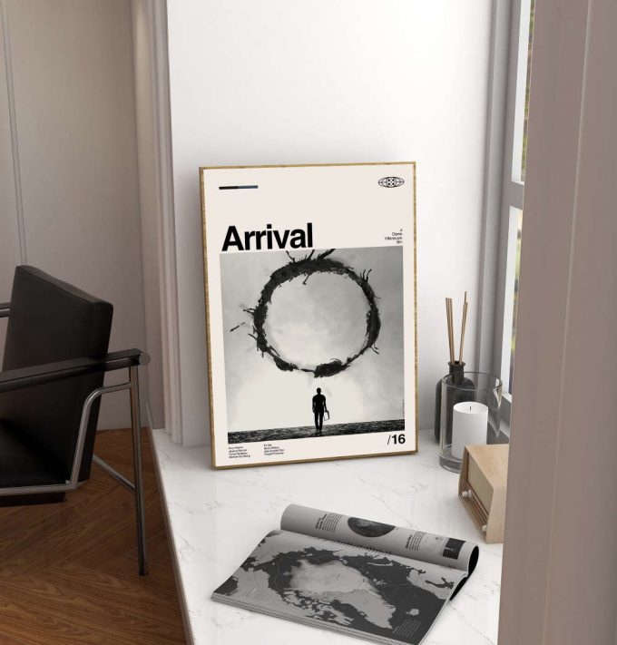 Arrival Movie Poster for Home Decor Gift – Denis Villeneuve – Retro Movie Poster for Home Decor Gift – Minimalist Art – Vintage Poster for Home Decor Gift – Modern Art – Wall Decor – Home Decor