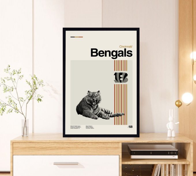 Bengals Poster for Home Decor Gift – Bengals Movie – Retro Movie Poster for Home Decor Gift – Minimalist Art – Vintage Poster for Home Decor Gift – Modern Art – Wall Decor – Home Decor