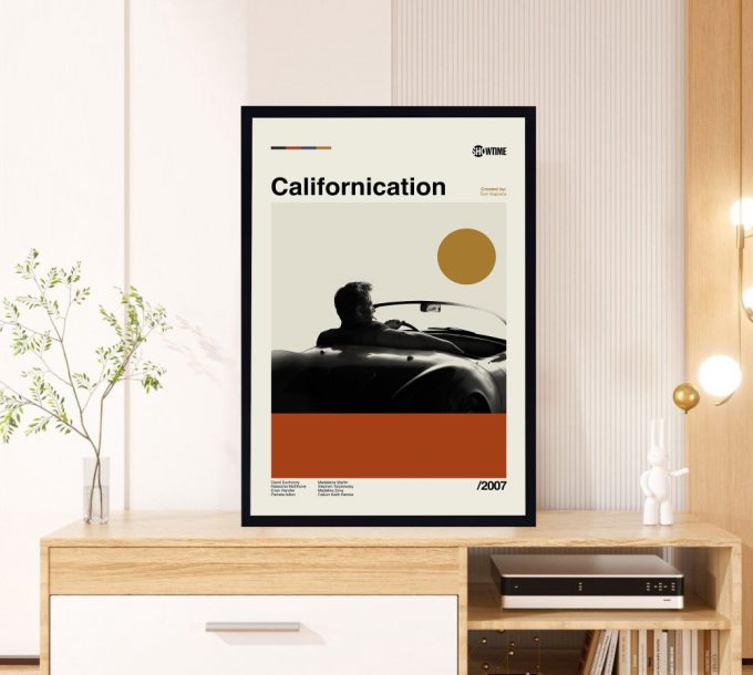 Californication Poster for Home Decor Gift – Tom Kapinos – Retro Movie Poster for Home Decor Gift – Minimalist Art – Vintage Poster for Home Decor Gift – Modern Art – Wall Decor – Home Decor