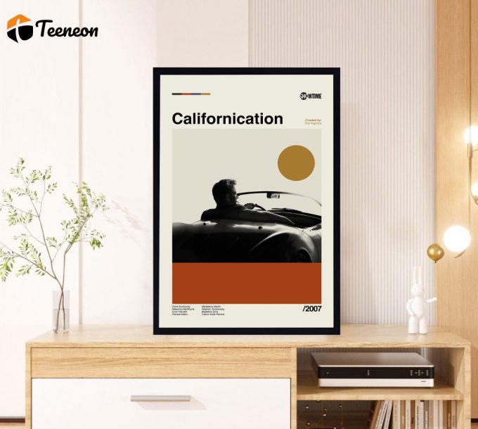 Californication Poster for Home Decor Gift – Tom Kapinos – Retro Movie Poster for Home Decor Gift – Minimalist Art – Vintage Poster for Home Decor Gift – Modern Art – Wall Decor – Home Decor