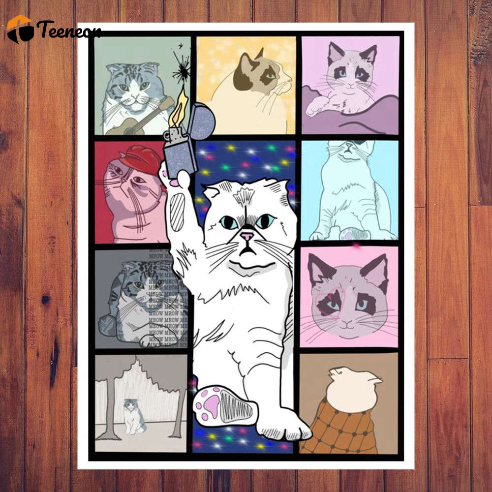 Cat Eras Tour Poster for Home Decor Gift, Taylor Cat, Olivia Cat, taylor version Cat Vintage Poster for Home Decor Gift Cat Eras Tour Poster for Home Decor Gift, Taylor Cat, Olivia Cat, taylor version Cat Vintage Poster for Home Decor Gift