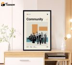 Community Movie – Dan Harmon – Retro Movie Poster for Home Decor Gift – Minimalist Art – Vintage Poster for Home Decor Gift – Modern Art – Wall Decor – Home Decor