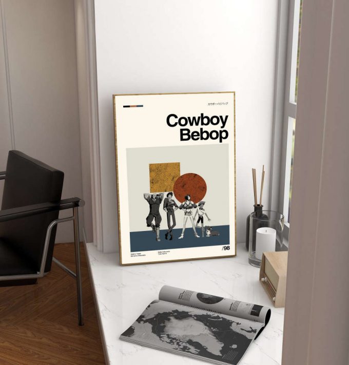 Cowboy Bebop  Movie – Yoko Kanno – Retro Movie Poster for Home Decor Gift – Minimalist Art – Vintage Poster for Home Decor Gift – Modern Art – Wall Decor – Home Decor
