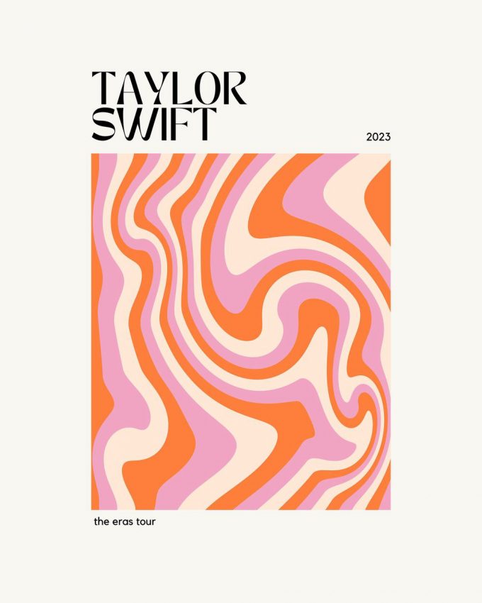 Eras Tour Poster for Home Decor Gift, Taylor The Eras Tour Poster for Home Decor Gift, Taylor Vintage 2023 Concert Poster for Home Decor Gift