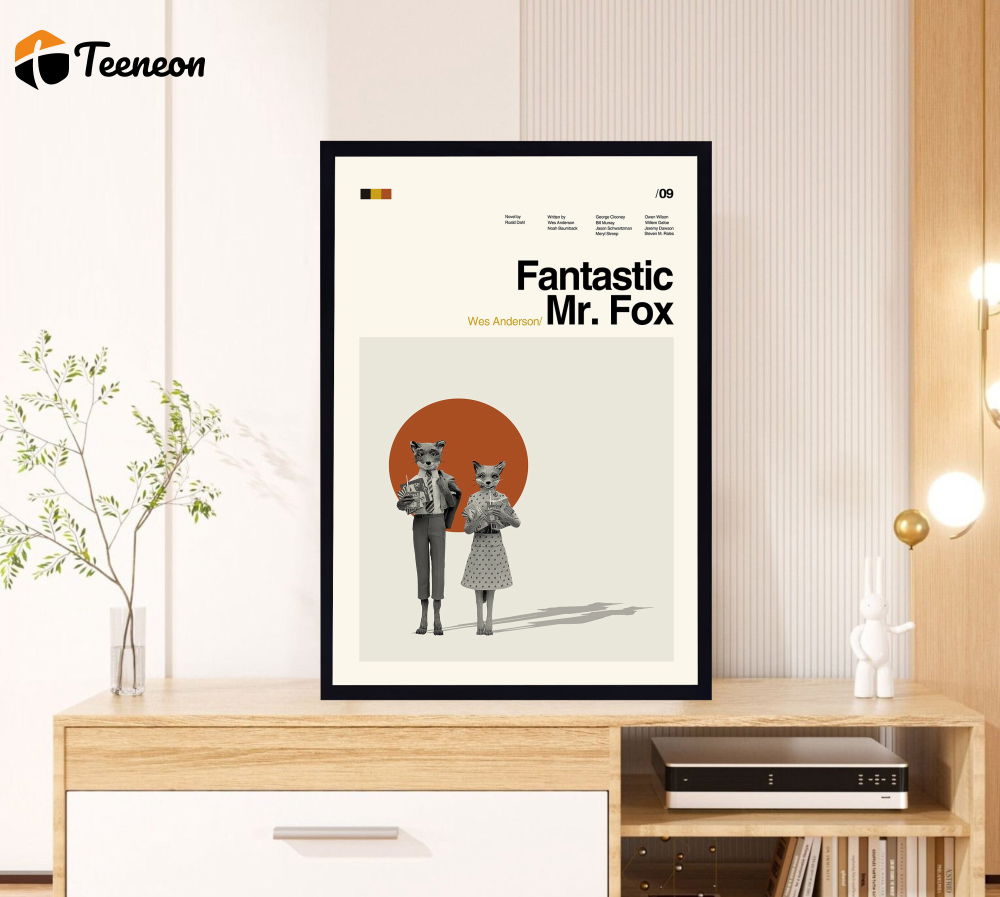 Fantastic Mr Fox Movie – Wes Anderson – Minimalist Poster for Home Decor Gift – Retro Poster for Home Decor Gift – Vintage inspired – Midcentury Art – Wall Decor – Gifts for him Fantastic Mr Fox Movie – Wes Anderson – Minimalist Poster for Home Decor Gift – Retro Poster for Home Decor Gift – Vintage inspired – Midcentury Art – Wall Decor – Gifts for him
