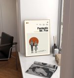 Fantastic Mr Fox Movie – Wes Anderson – Minimalist Poster for Home Decor Gift – Retro Poster for Home Decor Gift – Vintage inspired – Midcentury Art – Wall Decor – Gifts for him