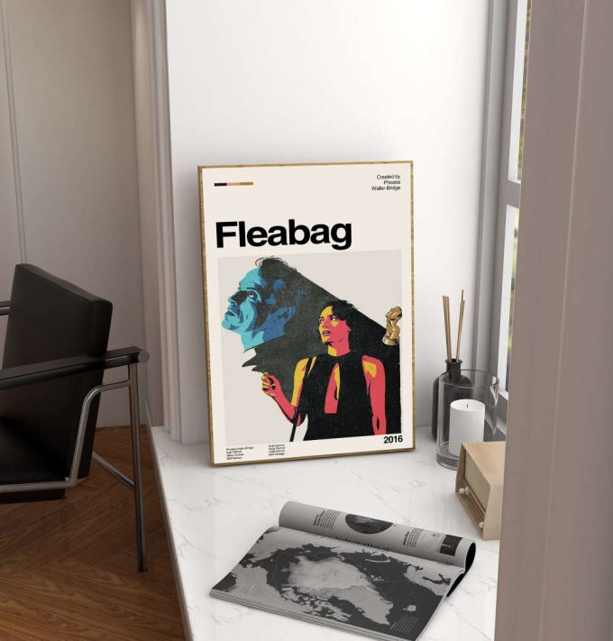 Fleabag Poster for Home Decor Gift – Phoebe Film – Minimalist Poster for Home Decor Gift – Retro Poster for Home Decor Gift – Vintage inspired – Midcentury Art – Wall Decor – Gifts for him