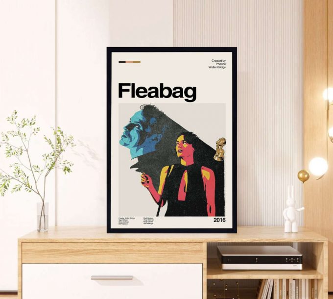 Fleabag Poster for Home Decor Gift – Phoebe Film – Minimalist Poster for Home Decor Gift – Retro Poster for Home Decor Gift – Vintage inspired – Midcentury Art – Wall Decor – Gifts for him