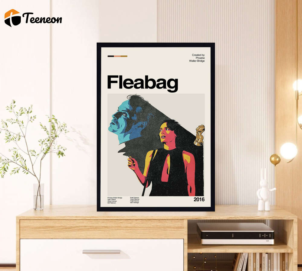 Fleabag Poster for Home Decor Gift – Phoebe Film – Minimalist Poster for Home Decor Gift – Retro Poster for Home Decor Gift – Vintage inspired – Midcentury Art – Wall Decor – Gifts for him