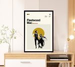 FLEETWOOD MAC Poster for Home Decor Gift – Rumours Film – Minimalist Poster for Home Decor Gift – Retro Poster for Home Decor Gift – Vintage inspired – Midcentury Art – Wall Decor – Gifts for him