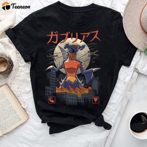 Garchomp Pokemon Kaiju T-Shirt: Japanese Monster Fan Gift