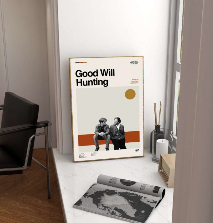 Good Will Hunting Movie Poster for Home Decor Gift – Matt Damon Film – Retro Poster for Home Decor Gift – Minimalist Art – Vintage Poster for Home Decor Gift – Modern Art – Wall Decor – Home Decor