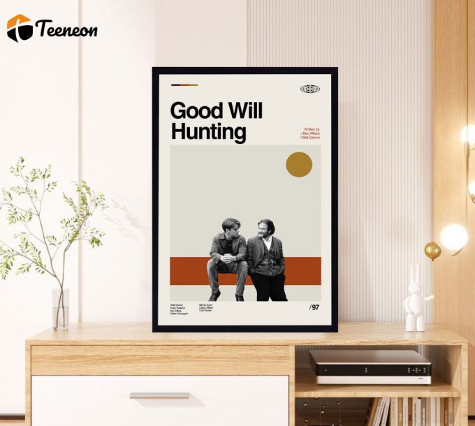 Good Will Hunting Movie Poster for Home Decor Gift – Matt Damon Film – Retro Poster for Home Decor Gift – Minimalist Art – Vintage Poster for Home Decor Gift – Modern Art – Wall Decor – Home Decor