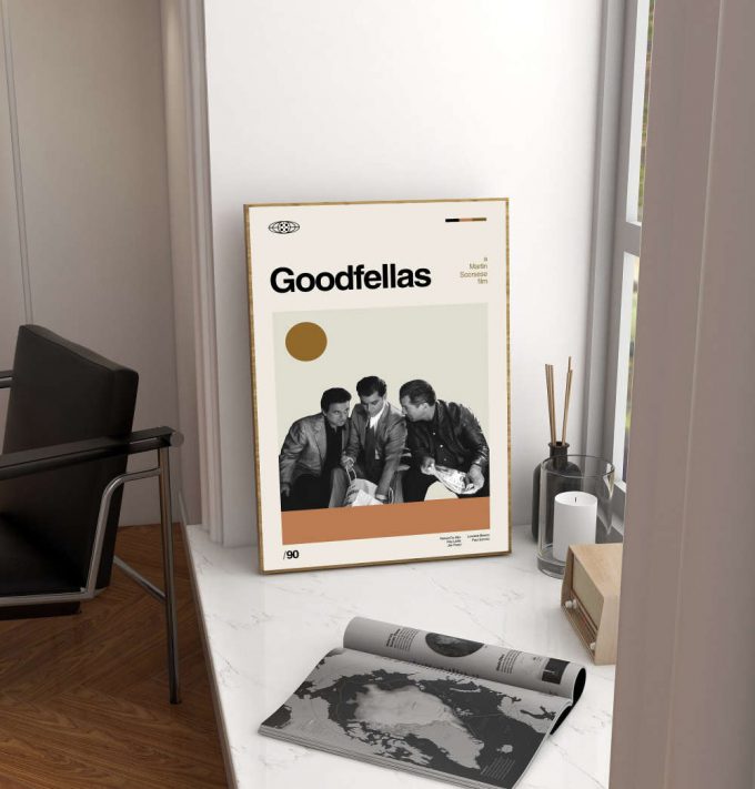 Goodfellas Movie Poster for Home Decor Gift – Martin Scorsese Film – Retro Poster for Home Decor Gift – Minimalist Art – Vintage Poster for Home Decor Gift