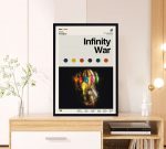 Infinity War Poster for Home Decor Gift – Avengers Film – Classic Poster for Home Decor Gift – Retro Poster for Home Decor Gifts – Minimal Movie Art – Modern Vintage – Move Gifts – Favorite Movie