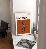Iron man Movie Poster for Home Decor Gift – Marvel Comics Film – Retro Movie Poster for Home Decor Gift – Vintage inspired – Midcentury Art – Wall Decor – Gifts for him