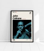 JOHN COLTRANE – Blue Train – Music Album Poster for Home Decor Gift – Music Poster for Home Decor Gift – Minimalist Art – Vintage Poster for Home Decor Gift – Print Art Poster for Home Decor Gift – Wall Art – Wall Decor