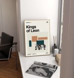 King of Leon Movie – Mechanical Bull Film – Minimalist Poster for Home Decor Gift – Retro Movie Poster for Home Decor Gift – Vintage inspired – Midcentury Art – Gifts for him