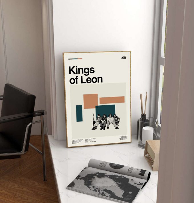King of Leon Movie – Mechanical Bull Film – Minimalist Poster for Home Decor Gift – Retro Movie Poster for Home Decor Gift – Vintage inspired – Midcentury Art – Gifts for him