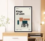 King of Leon Movie – Mechanical Bull Film – Minimalist Poster for Home Decor Gift – Retro Movie Poster for Home Decor Gift – Vintage inspired – Midcentury Art – Gifts for him