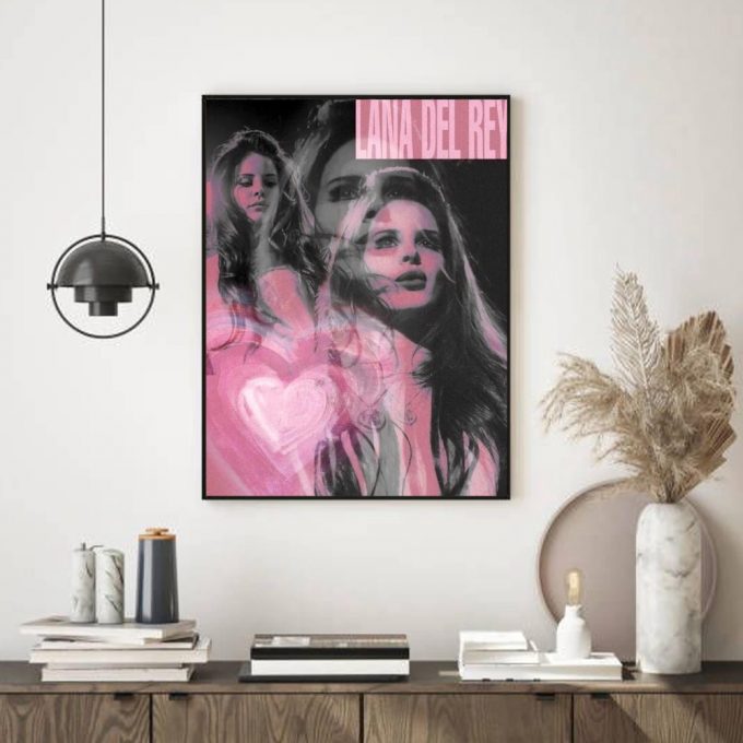 Lana Del Rey Poster for Home Decor Gift, Vintage Music Poster for Home Decor Gift