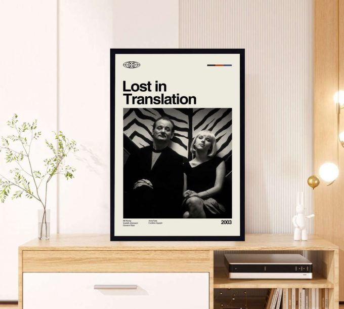 Lost In Translation Poster for Home Decor Gift – Bill Murray Film – Minimalist Poster for Home Decor Gift – Retro Movie Poster for Home Decor Gift – Vintage inspired – Midcentury Art – Gifts for him