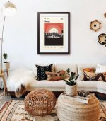 Mid Century Modern Heat Poster for Home Decor Gifts, Retro Movie Print, Modern Vintage Movie Poster for Home Decor Gift