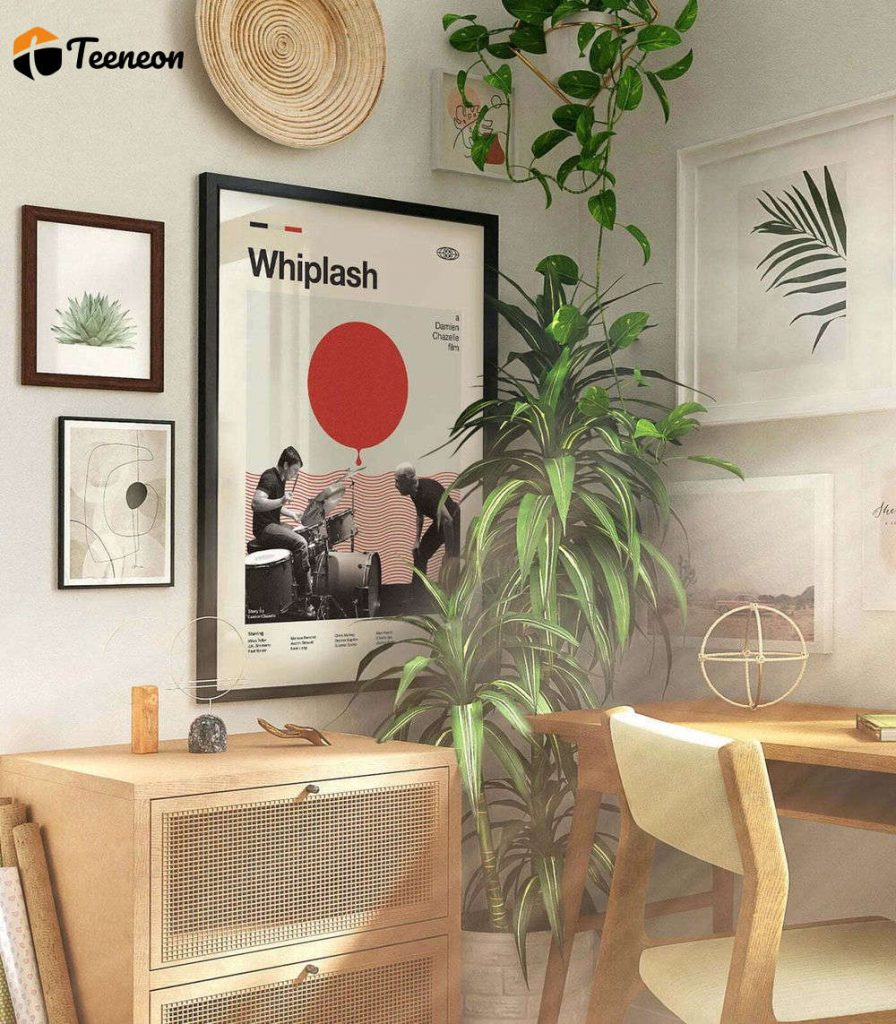 Mid Century Modern Whiplash Poster for Home Decor Gifts, Retro Movie Print, Modern Vintage Movie Poster for Home Decor Gift Mid Century Modern Whiplash Poster for Home Decor Gifts, Retro Movie Print, Modern Vintage Movie Poster for Home Decor Gift