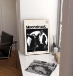 Moonstruck Movie Poster for Home Decor Gift – Norman Jewison Film – Classic Movie Poster for Home Decor Gift – Retro Poster for Home Decor Gifts – Minimal Movie Art – Modern Vintage – Favorite Movie