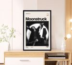 Moonstruck Movie Poster for Home Decor Gift – Norman Jewison Film – Classic Movie Poster for Home Decor Gift – Retro Poster for Home Decor Gifts – Minimal Movie Art – Modern Vintage – Favorite Movie
