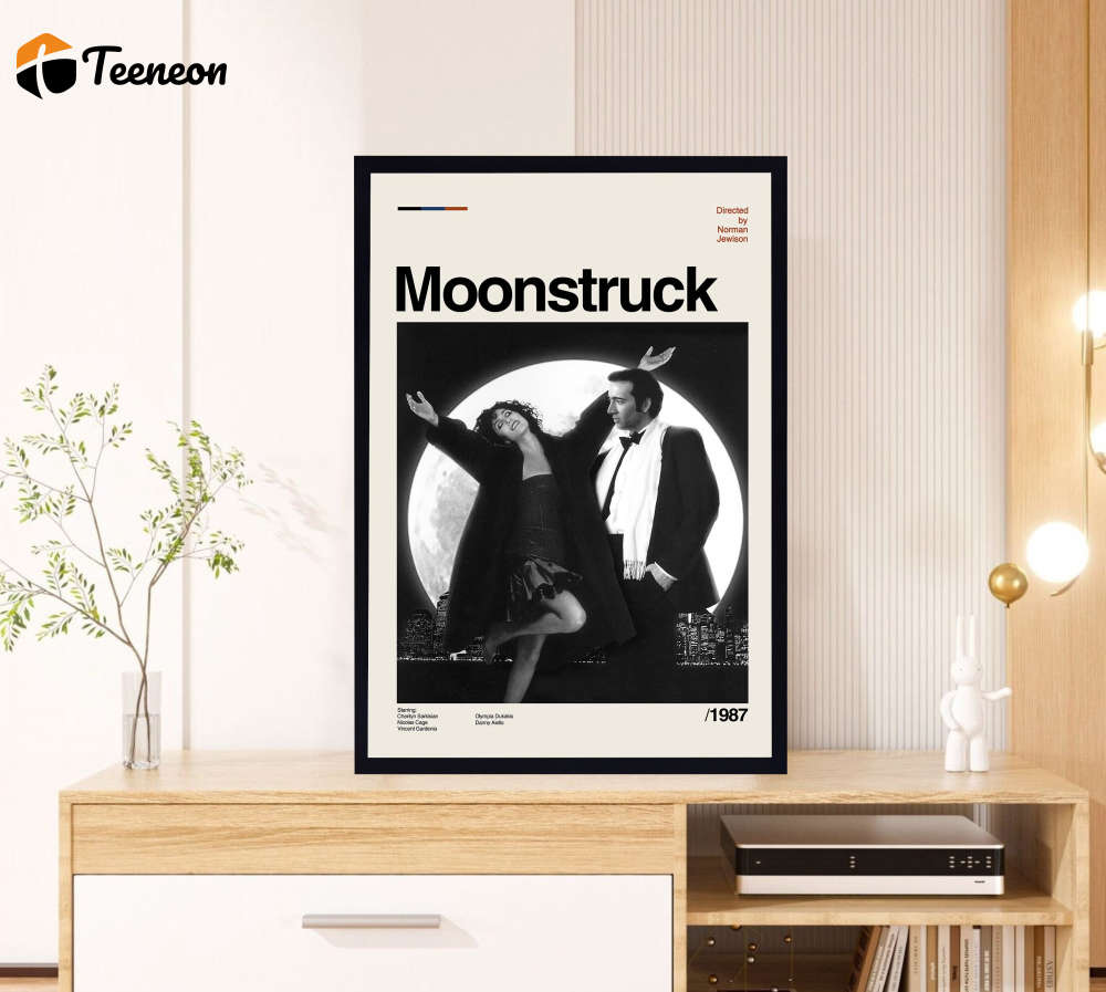 Moonstruck Movie Poster for Home Decor Gift – Norman Jewison Film – Classic Movie Poster for Home Decor Gift – Retro Poster for Home Decor Gifts – Minimal Movie Art – Modern Vintage – Favorite Movie Moonstruck Movie Poster for Home Decor Gift – Norman Jewison Film – Classic Movie Poster for Home Decor Gift – Retro Poster for Home Decor Gifts – Minimal Movie Art – Modern Vintage – Favorite Movie