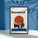 Moonstruck Print, Moonstruck Poster for Home Decor Gift, Retro Movie Poster for Home Decor Gift, Minimalist Art, Retro Modern, Vintage Poster for Home Decor Gift, Custom Poster for Home Decor Gift, Vintage Poster for Home Decor Gift
