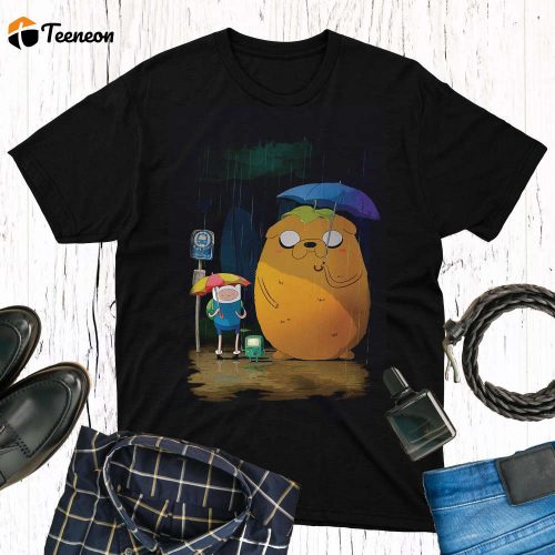 My Neighbor Finn & Jake T-Shirt – Adventure Time Vintage Shirt Cartoon Shirt – Perfect Fan Gift