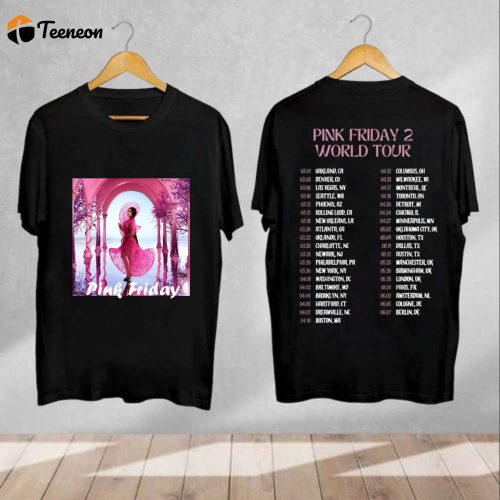 Shop the Exclusive Nicki Minaj Tour Shirt Collection & Official Merch!