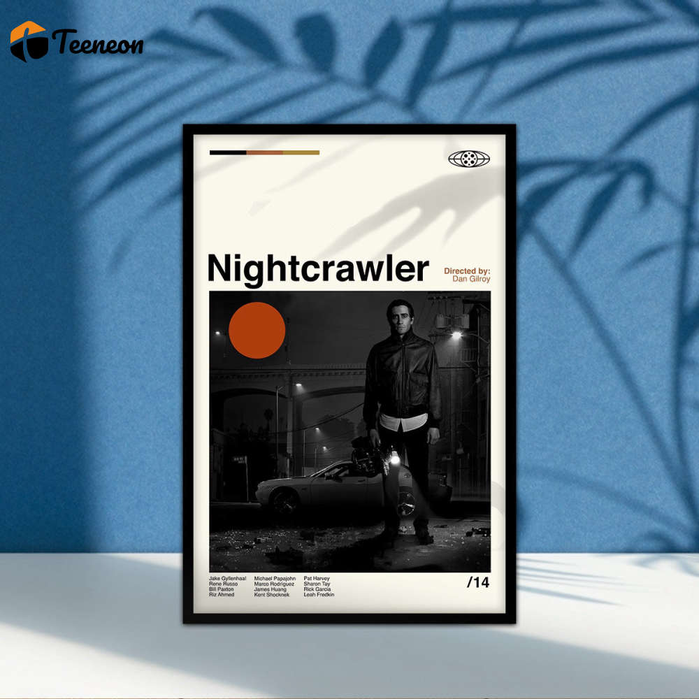 Nightcrawler Movie Poster for Home Decor Gift, Custom Poster for Home Decor Gift, Minimalist Art, Vintage Poster for Home Decor Gift, Aesthetic, Wall Art, Retro Movie, Retro Modern Art, Custom Poster for Home Decor Gift Nightcrawler Movie Poster for Home Decor Gift, Custom Poster for Home Decor Gift, Minimalist Art, Vintage Poster for Home Decor Gift, Aesthetic, Wall Art, Retro Movie, Retro Modern Art, Custom Poster for Home Decor Gift