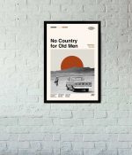 No Country for Old Men – Ethan, Joel Coen – Retro Movie Poster for Home Decor Gift – Minimalist Art – Midcentury Art – Vintage Poster for Home Decor Gift – Modern Art – Wall Decor