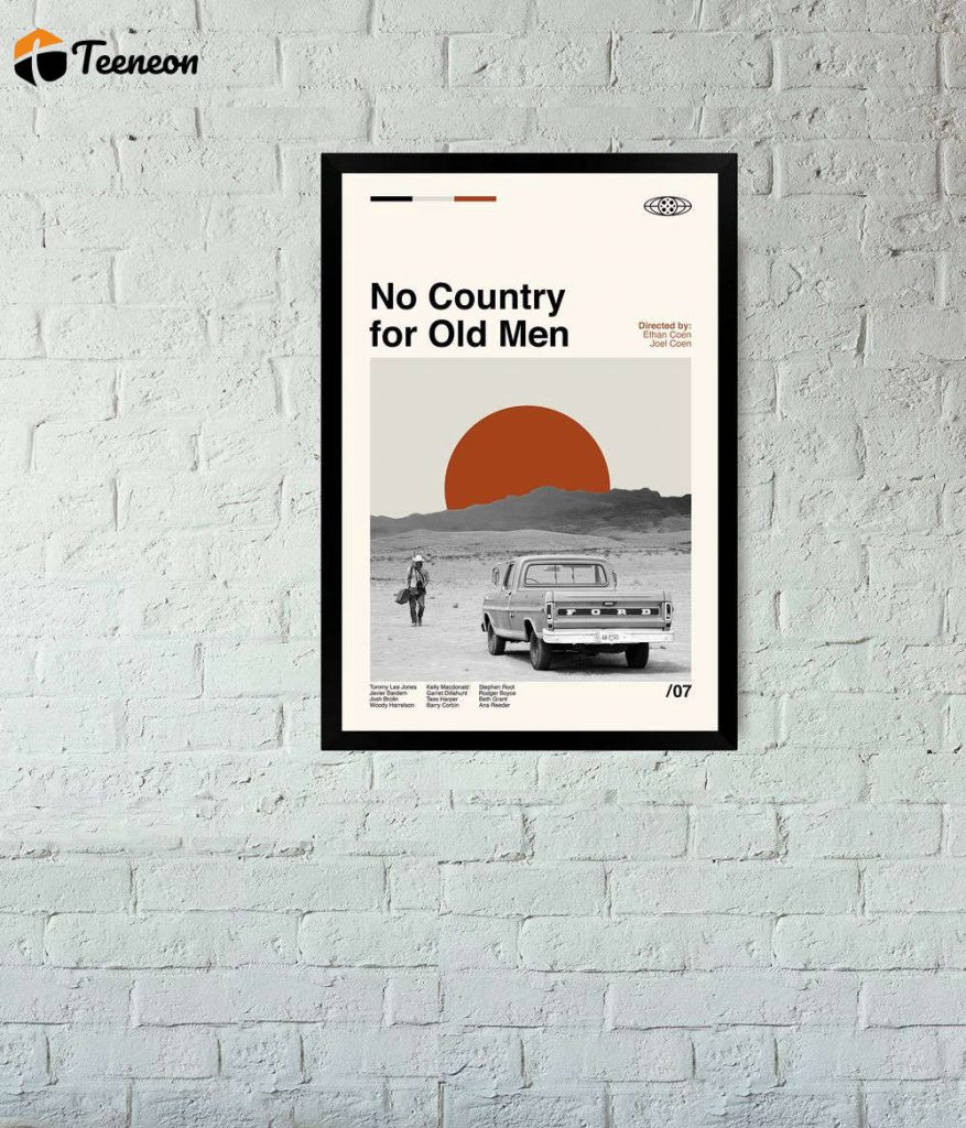 No Country for Old Men – Ethan, Joel Coen – Retro Movie Poster for Home Decor Gift – Minimalist Art – Midcentury Art – Vintage Poster for Home Decor Gift – Modern Art – Wall Decor No Country for Old Men – Ethan, Joel Coen – Retro Movie Poster for Home Decor Gift – Minimalist Art – Midcentury Art – Vintage Poster for Home Decor Gift – Modern Art – Wall Decor